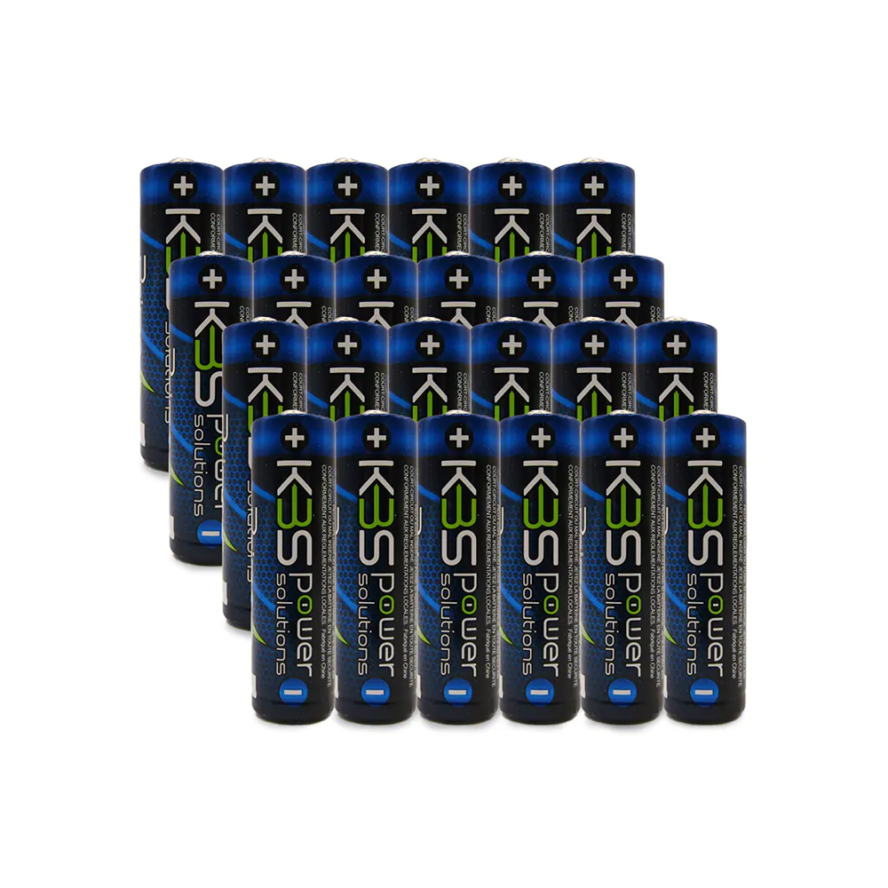 24 Count of Prime AA KBS Power Solutions Batteries