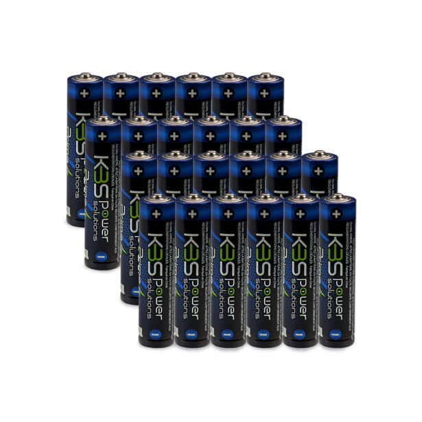 24 count of Prime AAA KBS Power Solutions Batteries