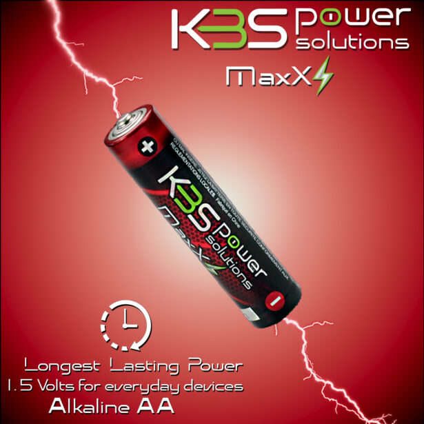 MaxX AA KBS Power Solutions Battery graphic.