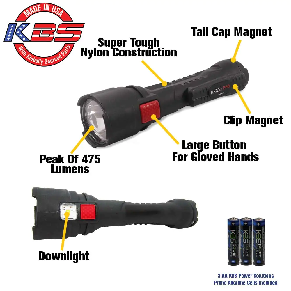 Razor Pro V1 | High Performing Dual-Beam LED Flashlight